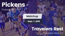 Matchup: Pickens vs. Travelers Rest  2018
