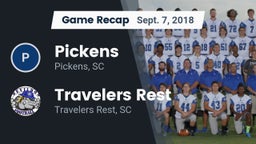 Recap: Pickens  vs. Travelers Rest  2018