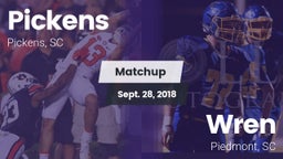 Matchup: Pickens vs. Wren  2018