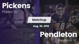 Matchup: Pickens vs. Pendleton  2019