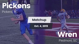 Matchup: Pickens vs. Wren  2019