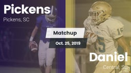 Matchup: Pickens vs. Daniel  2019