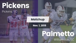 Matchup: Pickens vs. Palmetto  2019
