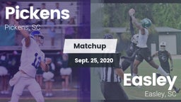 Matchup: Pickens vs. Easley  2020