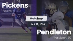 Matchup: Pickens vs. Pendleton  2020