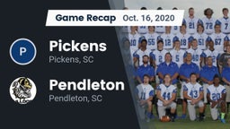 Recap: Pickens  vs. Pendleton  2020