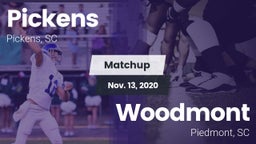 Matchup: Pickens vs. Woodmont  2020