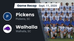 Recap: Pickens  vs. Walhalla  2020