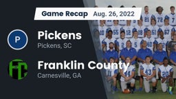 Recap: Pickens  vs. Franklin County  2022