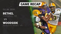 Recap: Bethel  vs. Woodside  2016