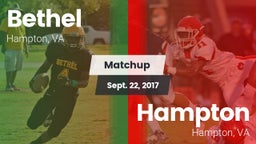 Matchup: Bethel vs. Hampton  2017