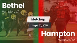 Matchup: Bethel vs. Hampton  2018