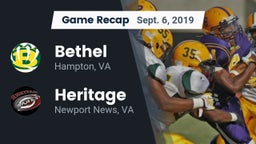 Recap: Bethel  vs. Heritage  2019