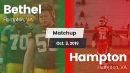 Matchup: Bethel vs. Hampton  2019