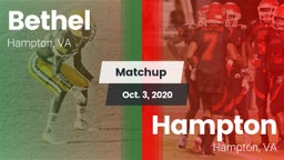 Matchup: Bethel vs. Hampton  2020