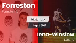 Matchup: Forreston vs. Lena-Winslow  2017