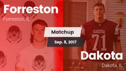 Matchup: Forreston vs. Dakota  2017