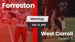 Matchup: Forreston vs. West Carroll  2017