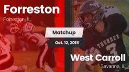 Matchup: Forreston vs. West Carroll  2018