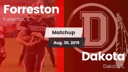 Matchup: Forreston vs. Dakota  2019