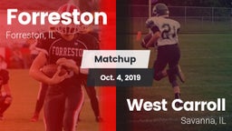 Matchup: Forreston vs. West Carroll  2019