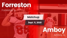 Matchup: Forreston vs. Amboy  2020