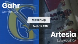 Matchup: Gahr vs. Artesia  2017