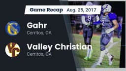 Recap: Gahr  vs. Valley Christian  2017