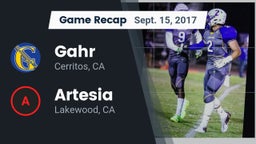 Recap: Gahr  vs. Artesia  2017