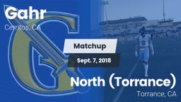 Matchup: Gahr vs. North (Torrance)  2018