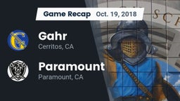 Recap: Gahr  vs. Paramount  2018