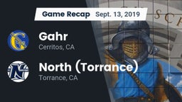 Recap: Gahr  vs. North (Torrance)  2019