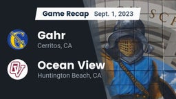 Recap: Gahr  vs. Ocean View  2023