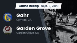 Recap: Gahr  vs. Garden Grove  2023