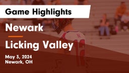 Newark  vs Licking Valley  Game Highlights - May 3, 2024