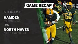 Recap: Hamden  vs. North Haven  2016