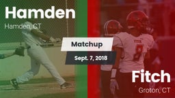 Matchup: Hamden vs. Fitch  2018