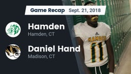Recap: Hamden  vs. Daniel Hand  2018