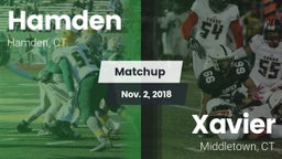 Matchup: Hamden vs. Xavier  2018