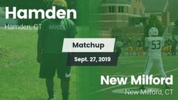 Matchup: Hamden vs. New Milford  2019