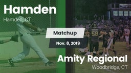Matchup: Hamden vs. Amity Regional  2019