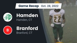 Recap: Hamden  vs. Branford  2022