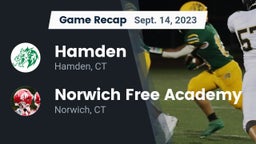 Recap: Hamden  vs. Norwich Free Academy 2023