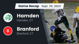 Recap: Hamden  vs. Branford  2023