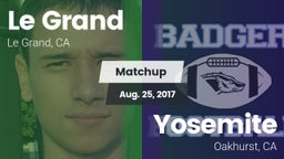 Matchup: Le Grand vs. Yosemite  2017