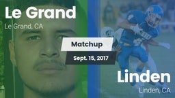 Matchup: Le Grand vs. Linden  2017