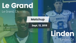 Matchup: Le Grand vs. Linden  2019