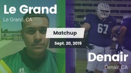 Matchup: Le Grand vs. Denair  2019