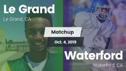 Matchup: Le Grand vs. Waterford  2019