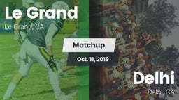Matchup: Le Grand vs. Delhi  2019